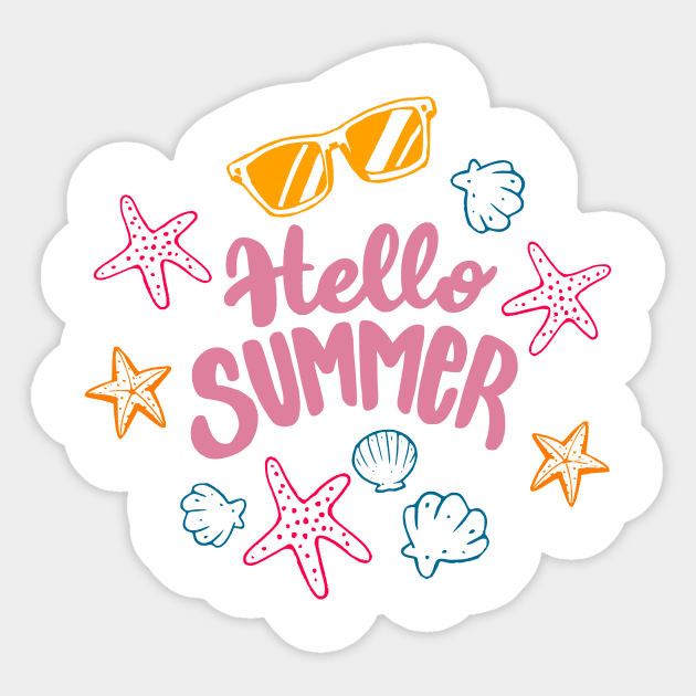 hello summer Sticker by ElRyan